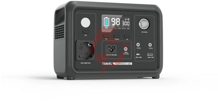 Przenośna stacja zasilania volt polska travel powerbox 600 (300w) 256wh