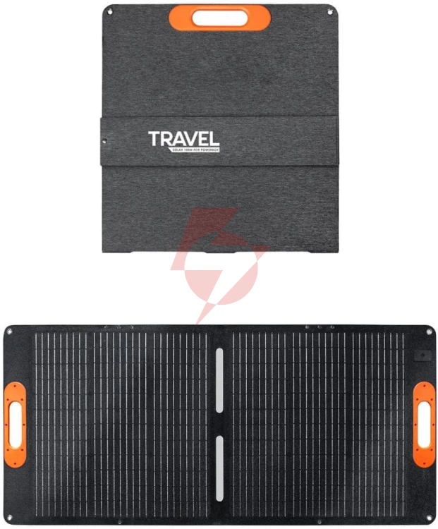 Przenośny panel solarny volt polska travel solar 100 w (składany) do stacji travel powerbox