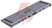 Stacja dokująca unitek usb-c z displaylink 4k | 4k@30hz | 5gbps | pd 100w