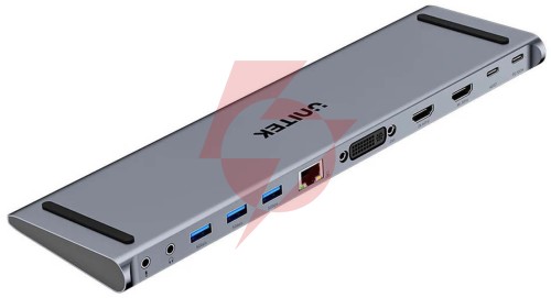 Stacja dokująca unitek usb-c z displaylink 4k | 4k@30hz | 5gbps | pd 100w