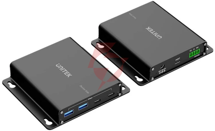 Unitek przedłużacz usb 5 gb/s 100 m przez ethernet z hubem