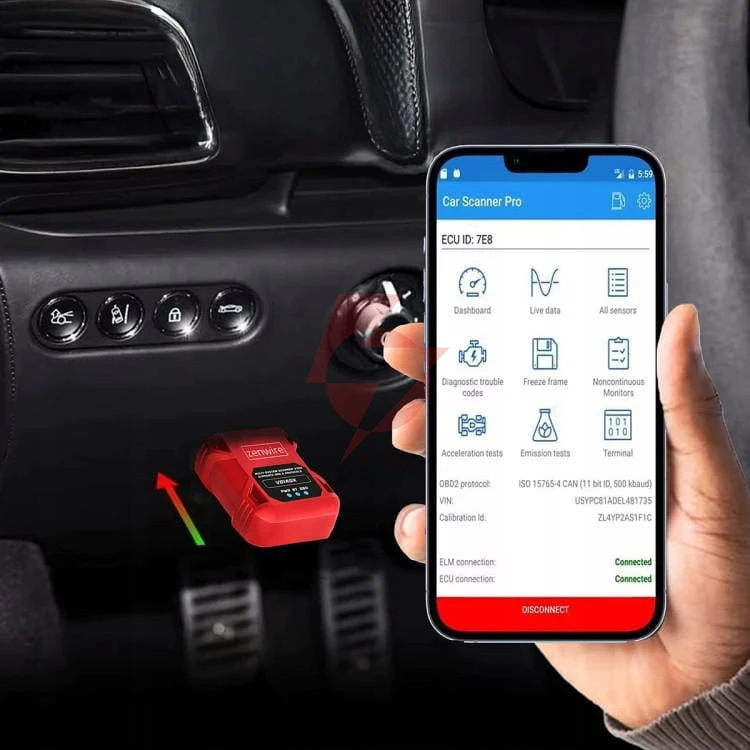 Interfejs tester skaner diagnostyczny obd2 elm327 vdiagx v016 zenwire