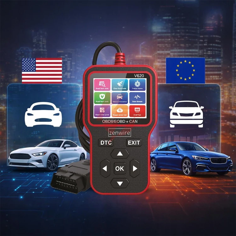 Interfejs tester skaner diagnostyczny  obd2 elm327 can zenwire v620