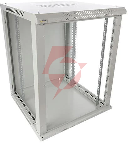 Szafa rack pulsar 15u / 19” wisząca do złożenia 600x600 szara