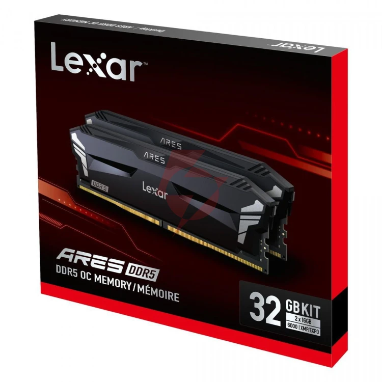 Pamięć ddr5 lexar ares gaming 32gb(2x16gb) 6000 mhz cl32