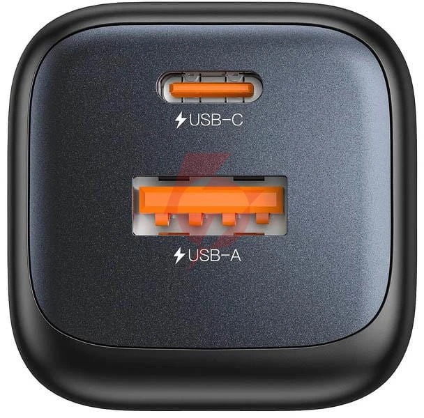 Ładowarka sieciowa unitek gan 20w, usb-c, usb-a, pd 3.0, czarna
