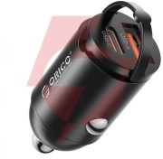 Ładowarka samochodowa orico usb-c 30w, usb-a 30w