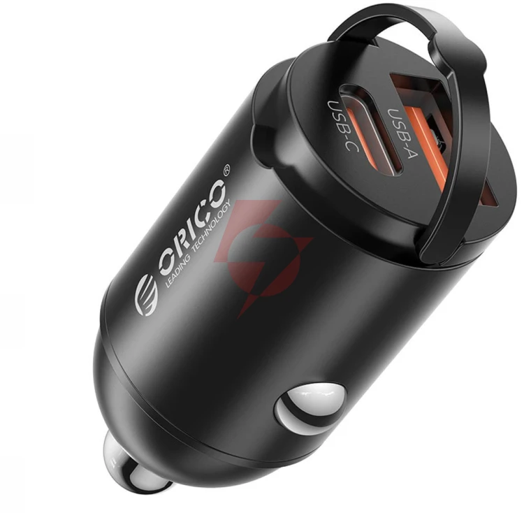 Ładowarka samochodowa orico 2×usb-c, 30w