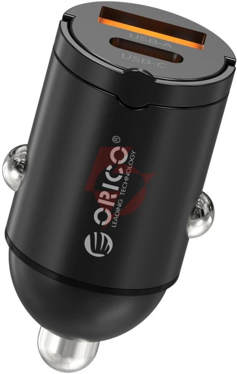 Ładowarka samochodowa orico 2×usb-c, 30w