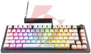 Klawiatura przewodowa rampage zenith pro 8000hz, hall effect, rgb, gateron ks-20, czarna