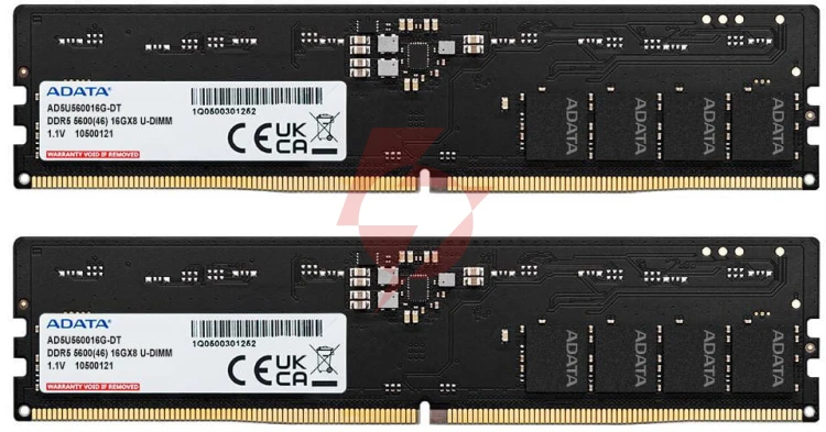 Pamięć ddr5 adata premier 5600 dimm 32gb (2x16gb) cl46