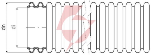 Rura osłonowa karbowana z podwójnym płaszczem kopoflex kf ca 450n 50/41mm niebieska /50m/