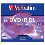 Płyty dvd+r dl verbatim datalife plus (5szt)