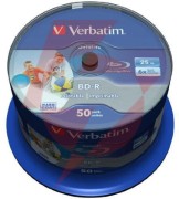 Płyty blu-ray verbatim bd-r sl printable 25gb cake (50szt.)