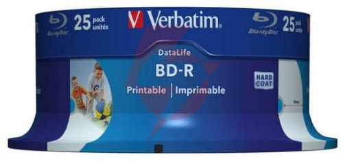 Płyty blu-ray verbatim bd-r sl hard coat 25gb (25szt.)