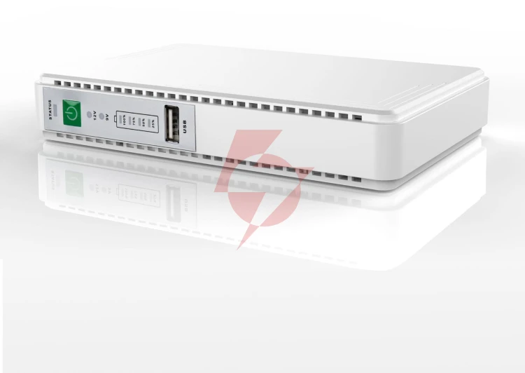 Zasilacz awaryjny volt polska mini ups dc 5/9/12v 8800mah do routera / poe