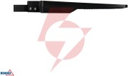 Solarna oprawa uliczna led solger 40w 6000lm 3000/4000/6000k ip65 czarna cz. pir