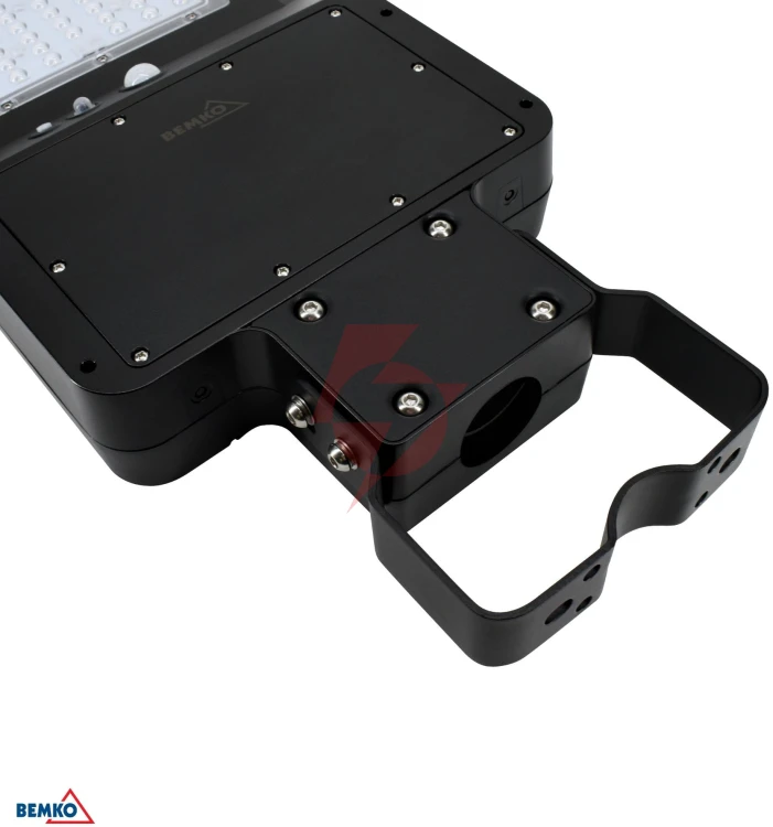 Solarna oprawa uliczna led solger 40w 6000lm 3000/4000/6000k ip65 czarna cz. pir