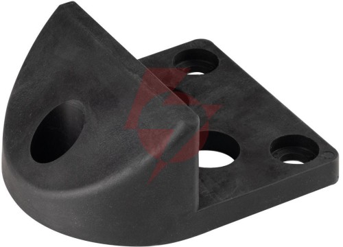 Przykręcany stoper do bramy psg 61.191 (130x150/h65) powlekany gumą