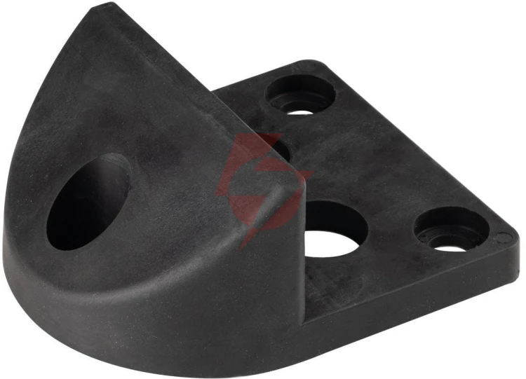 Przykręcany stoper do bramy psg 61.191 (130x150/h65) powlekany gumą