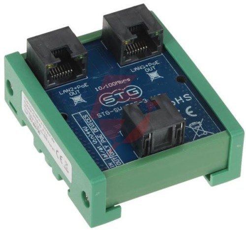 Switch poe / extender stg-sw-poe-3-110 3-portowy stg