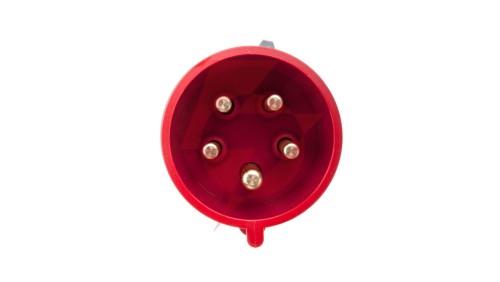 Wtyczka przenośna 32A 5P 400V czerwona IP44 TURBO SHARK 025-6TT