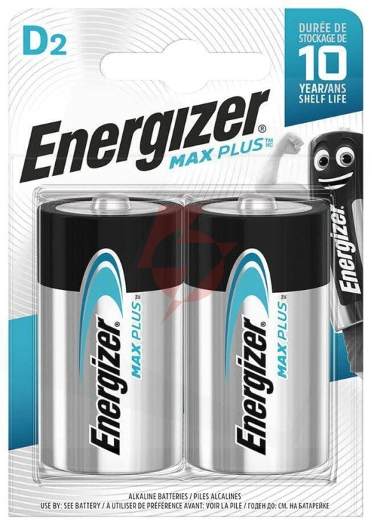 Bateria lr20 / d energizer alcaline max plus (blister 2 szt.)