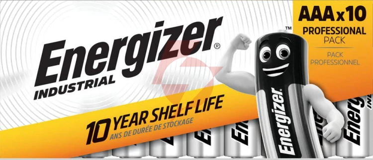 Bateria lr03 / aaa energizer industrial (box 10 szt.)