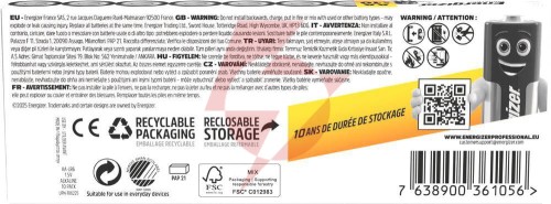 Bateria lr6 / aa energizer industrial (box 10 szt.)