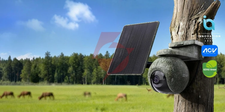 Kamera ip ezviz eb8 pro 4g ranger kit 8mp z panelem słonecznym 8w 4g wi-fi moro