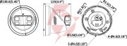 Kamera ip hikvision ds-2cd2343g2p-lisu/sl(180°)(o-std)