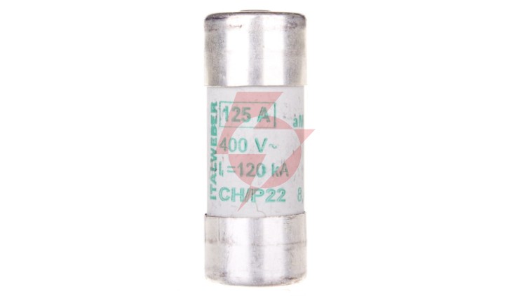Wkładka bezpiecznikowa cylindryczna 22x58mm 125A aM 400V CH22P /z wybijakiem/ 006711054