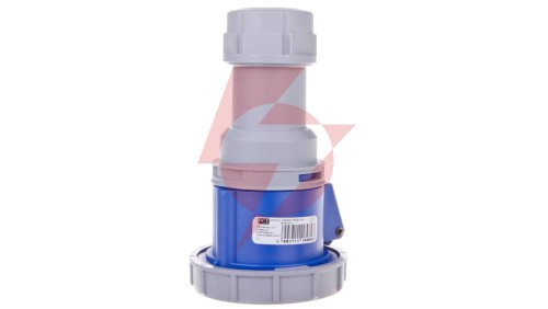 Gniazdo przenośne 32A 3P 230V niebieskie IP67 TURBO SHARK 2232-6TTv