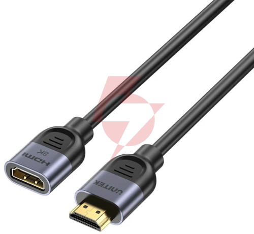 Adapter unitek przedłużacz hdmi (m) - hdmi (f) 2.1, 8k 2m
