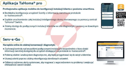 Zestaw somfy elixo 3s+ m io standard pack do 600kg bram przesuwnych
