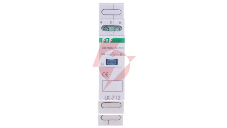 Lampka modułowa 1-fazowa niebieski LK-712B-130-260V