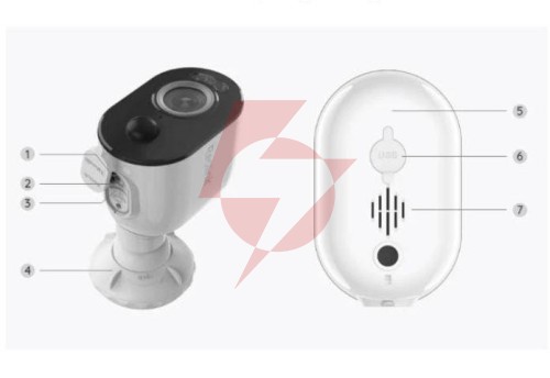 Kamera ip reolink argus series b310 3mp z panelem solarmym