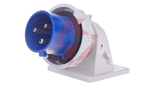 Wtyczka tablicowa kątowa 32A 3P 230V niebieska IP67 TWIST 777232-6v