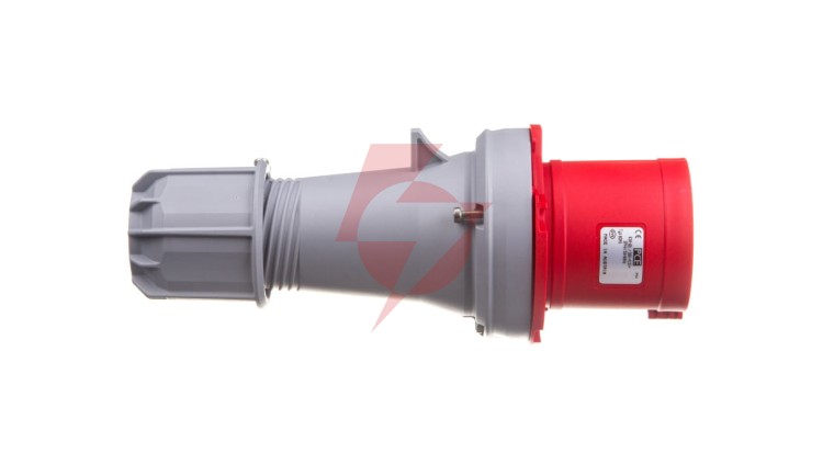 Wtyczka przenośna 63A 4P 400V czerwona IP44 POWER TWIST 0341-6