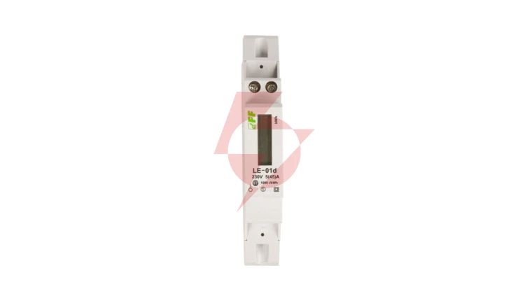 Licznik energii elektrycznej zgodność z MID 1-fazowy 5/45A 230V z wyświetlaczem LCD LE-01D