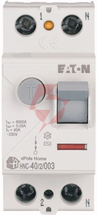 Eaton wyłącznik różnicowoprądowy 40a 2p 2m 30ma ac 6ka 
