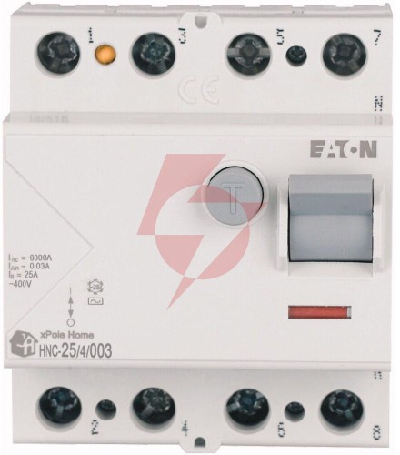 Eaton wyłącznik różnicowoprądowy 25a 4p 4m 30ma ac 6ka