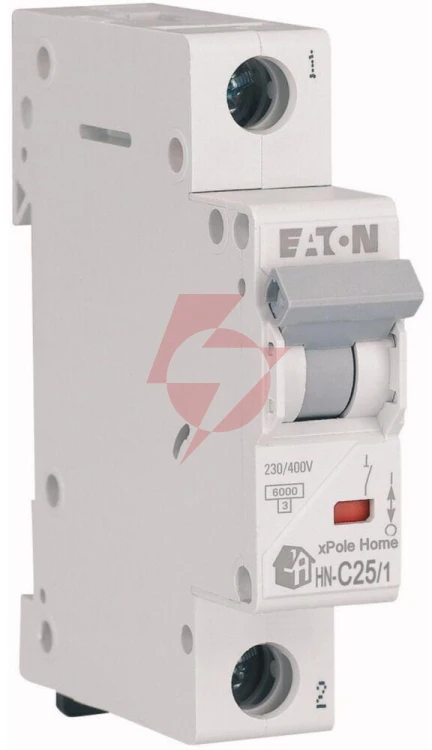Eaton wyłącznik nadprądowy c 25a 1p 1m 6ka hn-c25/1