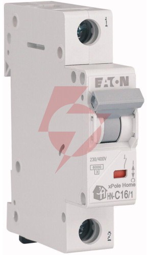 Eaton wyłącznik nadprądowy c 16a 1p 1m 6ka hn-c16/1