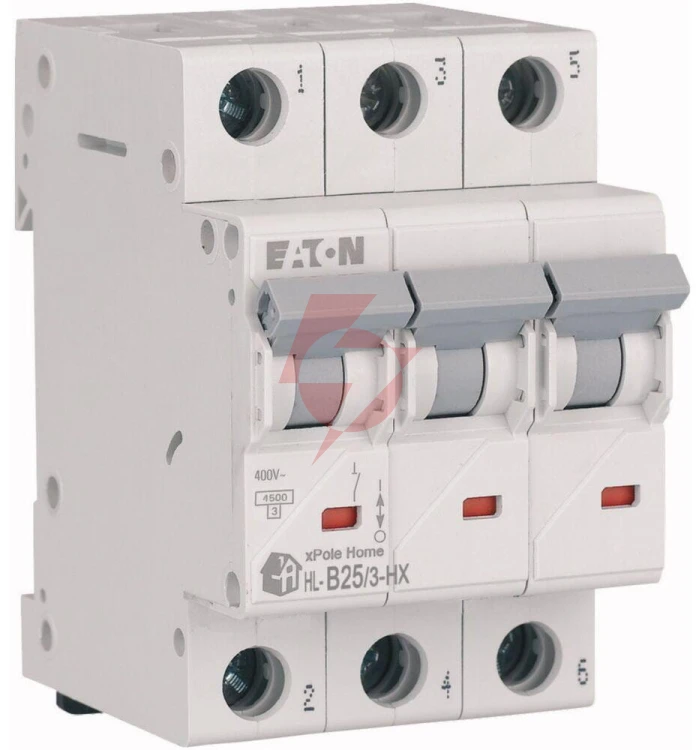 Eaton wyłącznik nadprądowy b 25a 3p 3m 6ka hn-b25/3