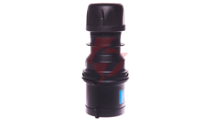 Wtyczka przenośna 32A 3P 400V czarna IP44 TURBO SHARK 023-6TTX