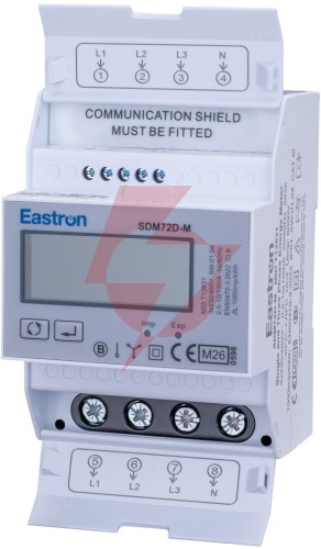 Licznik energii trójfazowy sdm 72 dm mid modbus