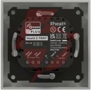 Termostat heatit z-trm7 white ral 9003 z-wave thermostat 3600w 16a 868,4 mhz