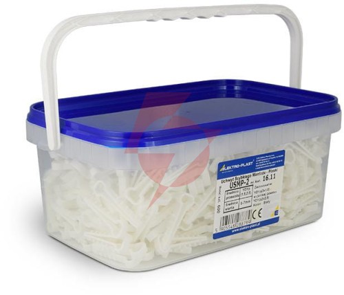 Uchwyt szybkiego montażu - płaski usmp-2 elektro-plast opatówek 600szt box 16.11