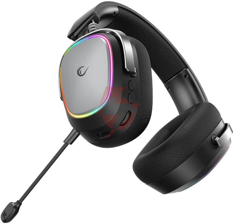 Słuchawki rampage retsu słuchawki bezprzewodowe nauszne bt 2.4g rgb czarne